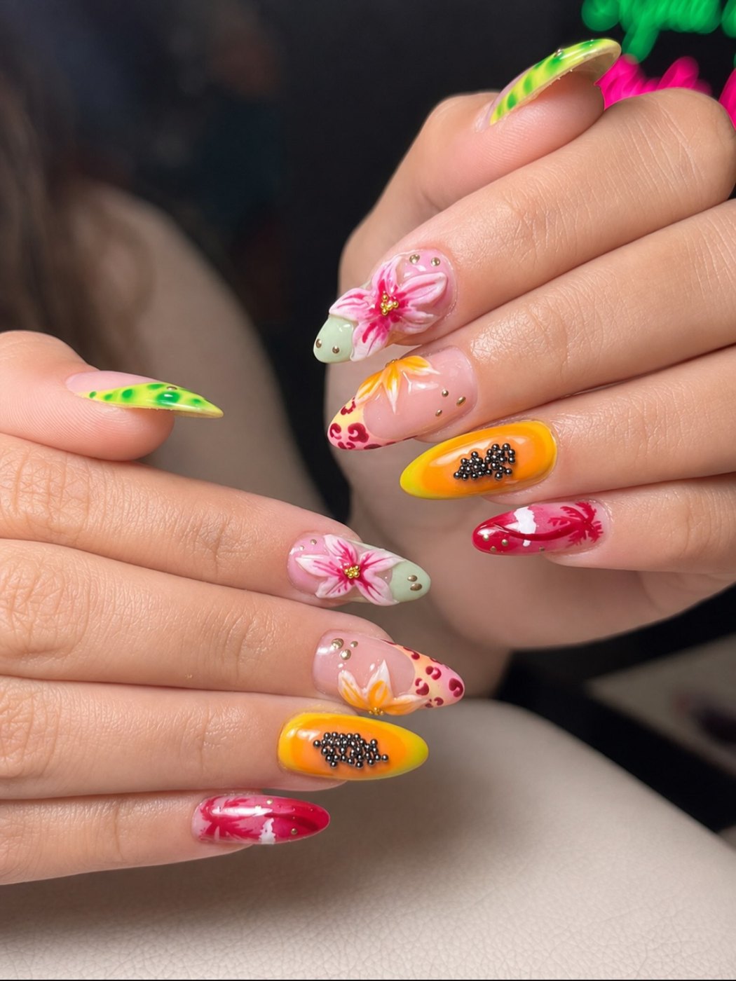 Nail art örneği